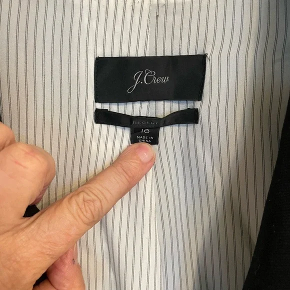 J. Crew Women's Elegant Black Blazer - Picture 2 of 5